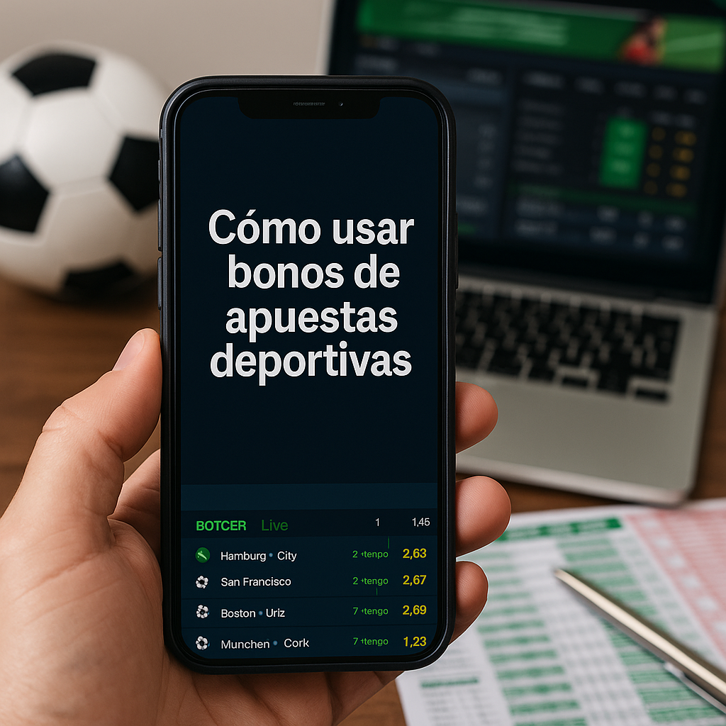 Cómo usar bonos de apuestas deportivas
