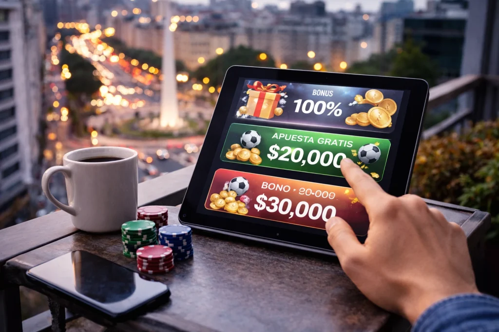Bonos de apuestas en Argentina: Saldo gratis y promos hoy