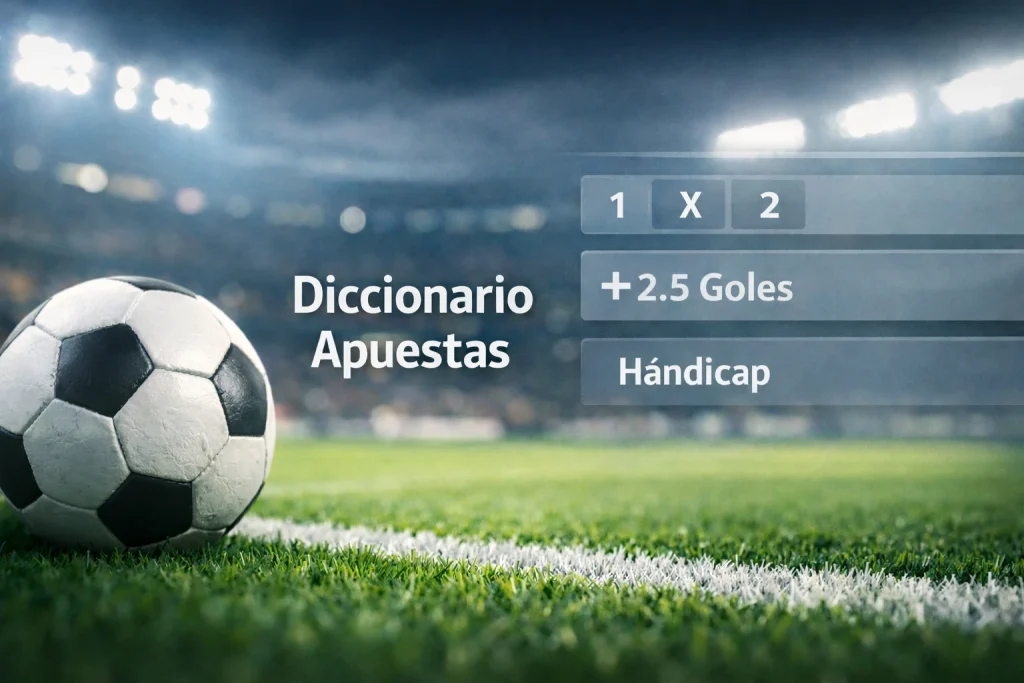 Diccionario de apuestas: ¿qué significa más/menos goles, 1X2 y hándicap?