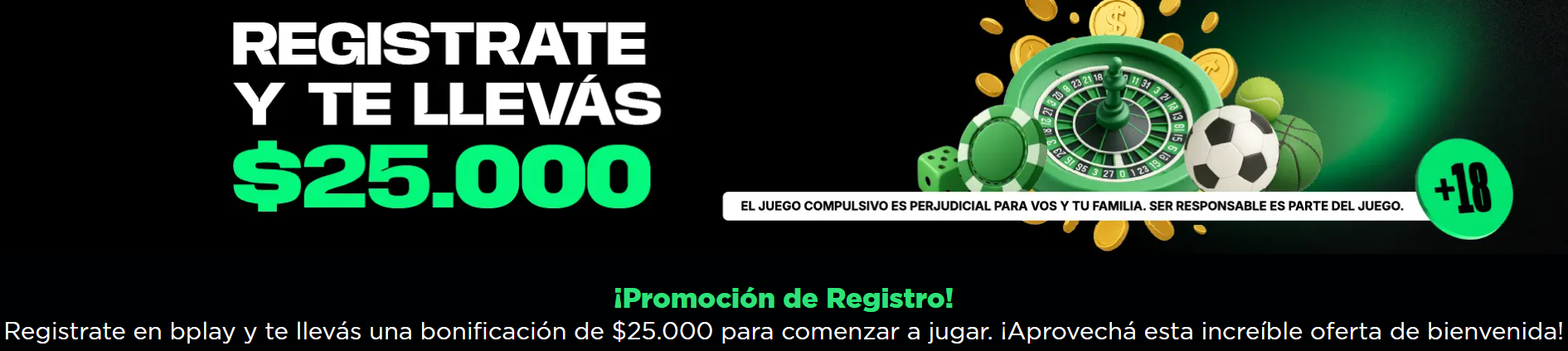 bonos de apuestas sin depósito en Argentina